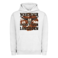 Pigment Lunar Rock longhorn bullskull whatever lossos your longhorn Urban Hoodie - JahusDesignShop