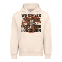 Sandshell longhorn bullskull whatever lossos your longhorn Urban Hoodie - JahusDesignShop