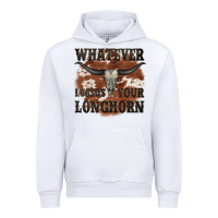 White longhorn bullskull whatever lossos your longhorn Urban Hoodie - JahusDesignShop