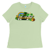 Matcha Tennessee map St. Patrick's Ladies Tee - CowGirlArtShop