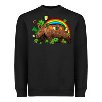 Black st patricks bear ado Heavyweight Sweatshirt - AdoDesignShop