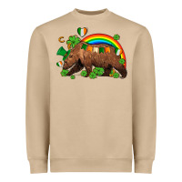 Mushroom st patricks bear ado Heavyweight Sweatshirt - AdoDesignShop