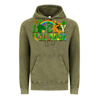 Vintage Olive lucky charm Vintage Hoodie - FaDigitalArtStudio