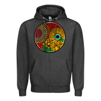 Charcoal Heather Juneteenth car coaster Zipper Hoodie - AdoDesignShop