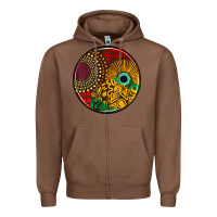 Chestnut Juneteenth car coaster Zipper Hoodie - AdoDesignShop
