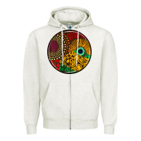 Oatmeal Heather Juneteenth car coaster Zipper Hoodie - AdoDesignShop