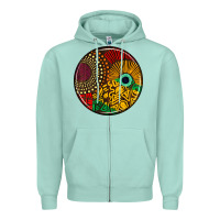 Seafoam Juneteenth car coaster Zipper Hoodie - AdoDesignShop