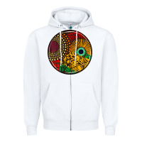 White Juneteenth car coaster Zipper Hoodie - AdoDesignShop