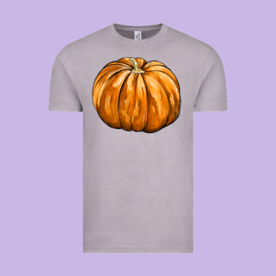 Pumpkin Vintage Tee Designed By Fadigitalartstudio