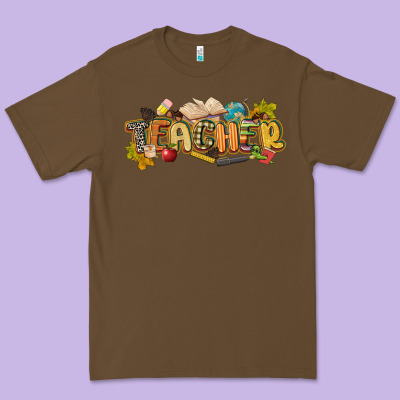 Fall Teacher Premium Tee Designed By Cowgirlartshop