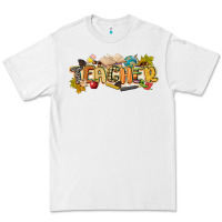 White fall teacher Premium Tee - CowGirlArtShop