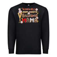 Black somebody's loud mouth baseball Premium Sweatshirt - JahusDesignShop