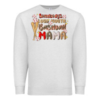 Oatmeal Heather somebody's loud mouth baseball Premium Sweatshirt - JahusDesignShop