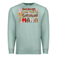 Seafoam somebody's loud mouth baseball Premium Sweatshirt - JahusDesignShop