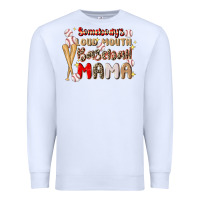 White somebody's loud mouth baseball Premium Sweatshirt - JahusDesignShop
