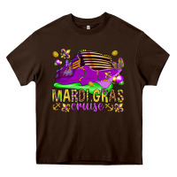 Chocolate Brown Mardi Gras Cruise Heavy Core Tee - HowdyJamesFarm