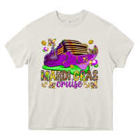 Cream Mardi Gras Cruise Heavy Core Tee - HowdyJamesFarm