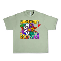 Oil Green Neurodiversity is beautiful Urban Heavy Tee - FaDigitalArtStudio
