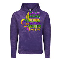 Cloud Purple mardi gras parades beads french quarter beignets Vintage Hoodie - FaDigitalArtStudio