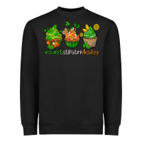 Black sweet st patricks day cupcake Heavyweight Sweatshirt - AdoDesignShop