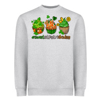 Heather Grey sweet st patricks day cupcake Heavyweight Sweatshirt - AdoDesignShop