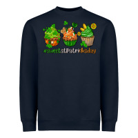 Navy sweet st patricks day cupcake Heavyweight Sweatshirt - AdoDesignShop