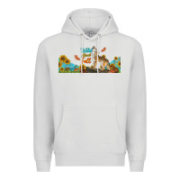 Dove Grey Wild About Fall Coyote Premium Hoodie - LillyAllenDesigns