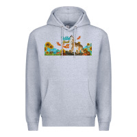 Heather Grey Wild About Fall Coyote Premium Hoodie - LillyAllenDesigns