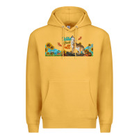 Mustard Wild About Fall Coyote Premium Hoodie - LillyAllenDesigns