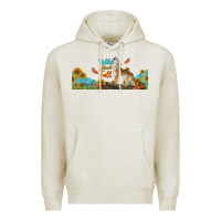 Oatmeal Heather Wild About Fall Coyote Premium Hoodie - LillyAllenDesigns