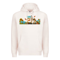 Pale Pink Wild About Fall Coyote Premium Hoodie - LillyAllenDesigns