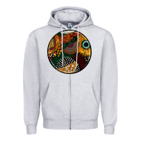 Heather Grey juneteenth  coasters Zipper Hoodie - AdoDesignShop