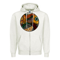 Oatmeal Heather juneteenth  coasters Zipper Hoodie - AdoDesignShop