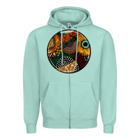 Seafoam juneteenth  coasters Zipper Hoodie - AdoDesignShop