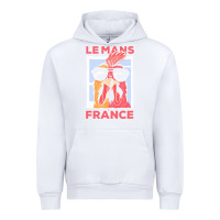 White le mans t  shirt le mans france gallic rooster t  shirt Urban Hoodie - linhVisuals