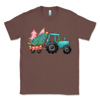 Chestnut christmas tree tractor Classic Tee - CowGirlArtShop