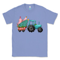 Colony Blue christmas tree tractor Classic Tee - CowGirlArtShop