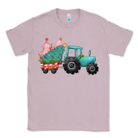 Lilac christmas tree tractor Classic Tee - CowGirlArtShop