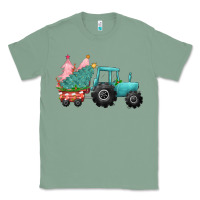 Sage christmas tree tractor Classic Tee - CowGirlArtShop