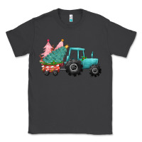 Smoke christmas tree tractor Classic Tee - CowGirlArtShop