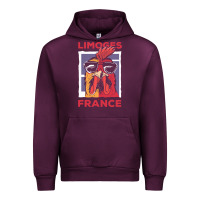 Mauve Wine limoges t  shirt limoges france gallic rooster t  shirt Urban Hoodie - linhVisuals