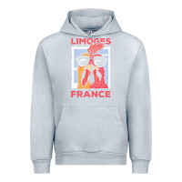 Heather Grey limoges t  shirt limoges france gallic rooster t  shirt Urban Hoodie - linhVisuals