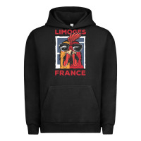 Pigment Black limoges t  shirt limoges france gallic rooster t  shirt Urban Hoodie - linhVisuals