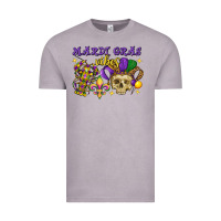 Vintage Zinc Mardi Gras vibes skull Vintage Tee - FaDigitalArtStudio