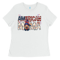 White American mama with gnome mothers day Ladies Tee - HowdyJamesFarm