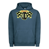 Pigment Midnight Navy firestone one racing Urban Hoodie - linhVisuals