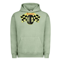 Pigment Oil Green firestone one racing Urban Hoodie - linhVisuals