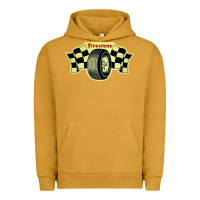 Pigment Peanut Butter firestone one racing Urban Hoodie - linhVisuals