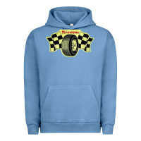 Pigment Pebble Blue firestone one racing Urban Hoodie - linhVisuals