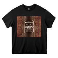 Black world's best grandpa Heavy Core Tee - TumblerDesignByShophia